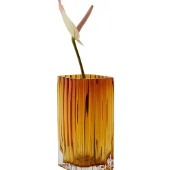 FOLIUM vase Black, L12,6xW8,2xH20cm