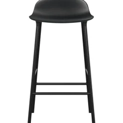 Form Bar Stool Steel Base, 65cm, White