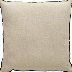 Frame Cushion 50x50 cm, Beige / Black