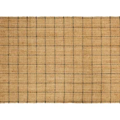 Freja Rug Checked Natural, 160x230 cm