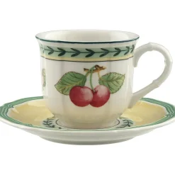 French Garden Fleurence Espresso Cup With Saucer