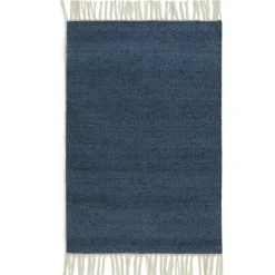 Fringe Rug 60x90 cm, Dusty Blue