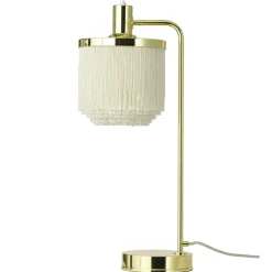 Fringe Table Lamp, Cream White