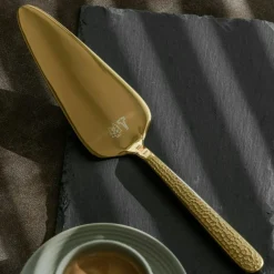 Frost Cake Server, Brass