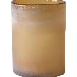 Frost Candle Holder S, Amber