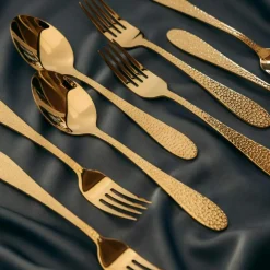 Frost Dessert Cutlery / Starter Cutlery 8 Pieces, Chrome