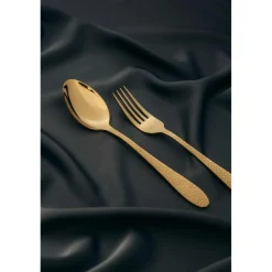 Frost Dessert Cutlery / Starter Cutlery 8 Pieces, Chrome