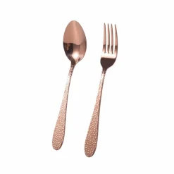 Frost Dessert Cutlery / Starter Cutlery 8 Pieces, Chrome