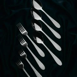 Frost Dessert Cutlery / Starter Cutlery 8 Pieces, Chrome