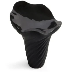 Fungi Sculpture 12 cm, Black