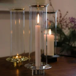 Fyr Candle Holder, Brass