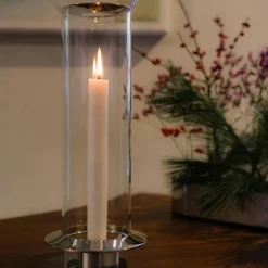 Fyr Candle Holder, Brass