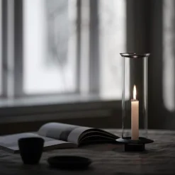 Fyr Candle Holder, Brass