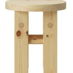 Fyr Stool Pinewood, Dark Green