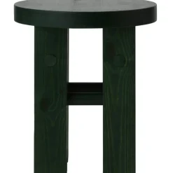 Fyr Stool Pinewood, Dark Green