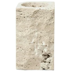 Gallery Object Candle Holder 18 cm, Travertine