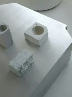 Gallery Object Candle Holder 18 cm, Travertine