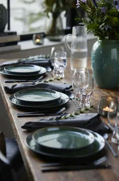 Gastro Plate Ø21 cm, Black/Green