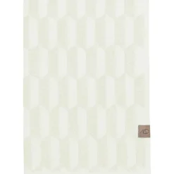 Geo Towel Off-white, 70x133 cm