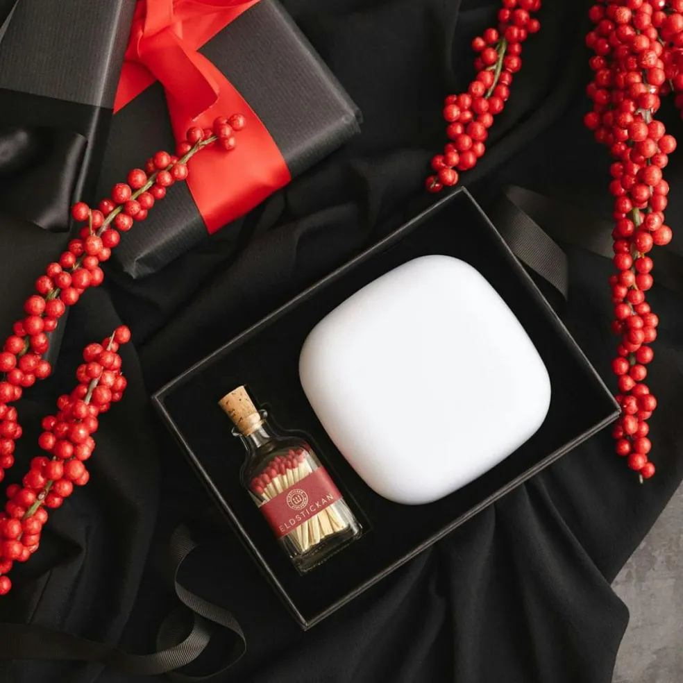 Gift Set Fire Alarm, White