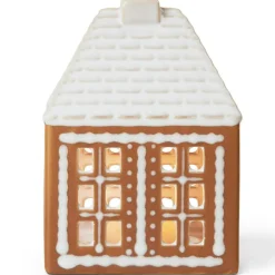 Gingerbread Candle Holder small, Brown