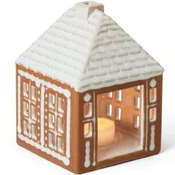 Gingerbread Candle Holder small, Brown