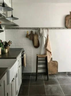 Gingham Kitchen Towel 50x70 cm, Natural