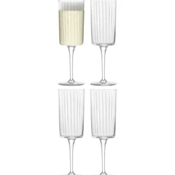 Gio Line Champagne Glasses, 4-pack