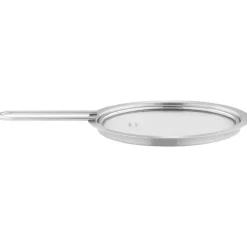 Glass Lid Brushed Steel, 20 cm