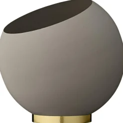 Globe Flower Pot Ø37 cm, Taupe