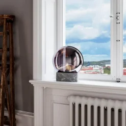 Glori Table Lamp, Smokey Grey