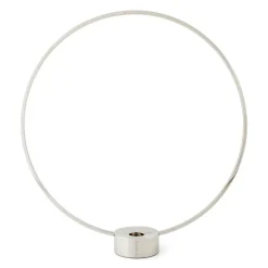 Gloria Candle Holder 34 cm Nickel