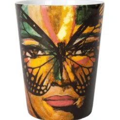 Golden Butterfly Mug, 35 cl