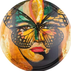 Golden Butterfly Tray, 46 cm