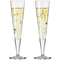 Goldnacht Champagne Glasses 2-pack, H23