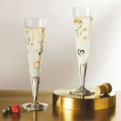 Goldnacht Champagne Glasses 2-pack, H23
