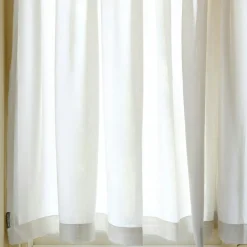 Grace Café Curtain Double Width 290x85 cm, White