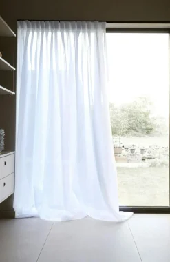 Grace Curtain Double Width 290x250 cm, Chalk White