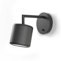 Grain Wall Lamp, Matte Black