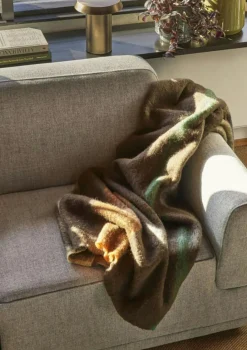 Graphic Throw Throw 140x200 cm, Brown/Multi