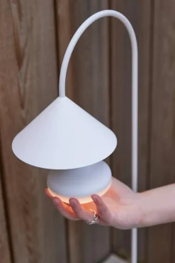 Grasp Table Lamp Portable 47 cm, Matt White