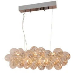 Gross Bar Pendant 80 cm, Amber