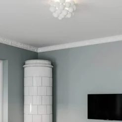 Gross Flush Ceiling Light 50 cm, Clear