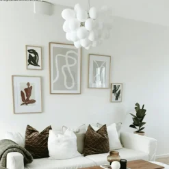 Gross Pendant 50 cm, Matte White