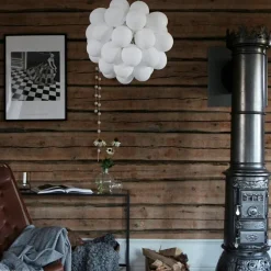 Gross Pendant 50 cm, Matte White