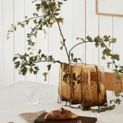 Gry Wide Vase H24 cm, Clear