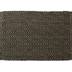 Gåsöga Rug 60x90 cm, Black / Nature