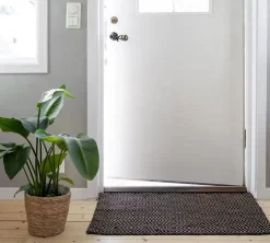 Gåsöga Rug 60x90 cm, Black / Nature