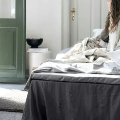 Gunhild Bed Skirt 210x280 cm, Rock