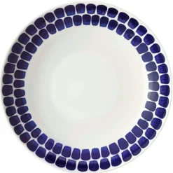 24h Tuokio Pasta Plate, Cobalt Blue